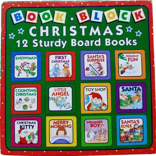 Book Block Christmas :12 Sturdy Board books