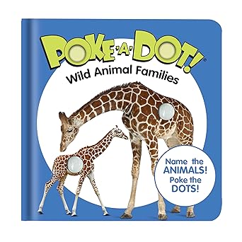 Poke-A-Dot - Wild Animal Families book by Melissa & Doug (Board Book)