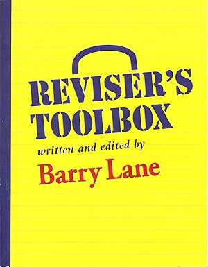 Reviser's Toolbox book by Barry Lane