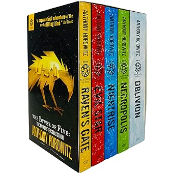 Power of Five Books Collection 5 Books Set by Anthony Horowitz (Raven's Gate, Evil Star, Night Rise, Necropolis, Oblivion)