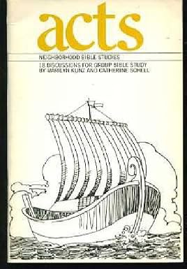 The Acts of the Apostles: 18 Discussions for Group Bible Study Book By Marilyn Kunz