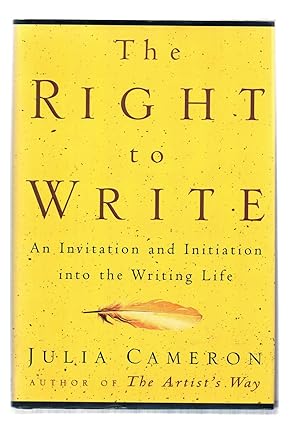 The Right to Write book by Julia Cameron