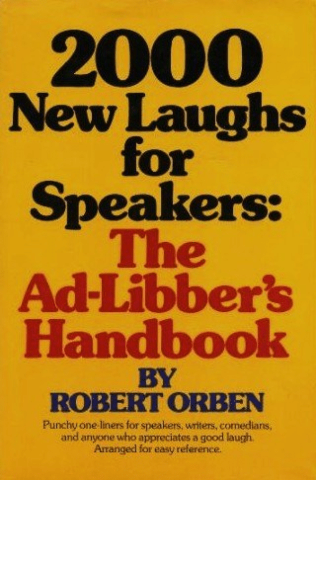 2000 New Laughs for Speakers