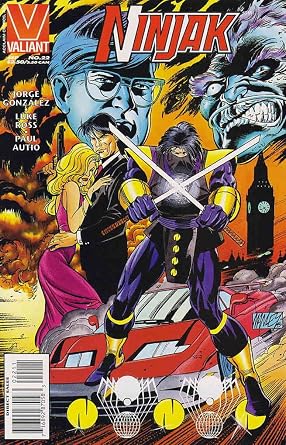 Ninjak #22 Valiant By Jorge Gonzales