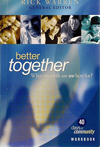 Better Together, 40 Days of Community Workbook