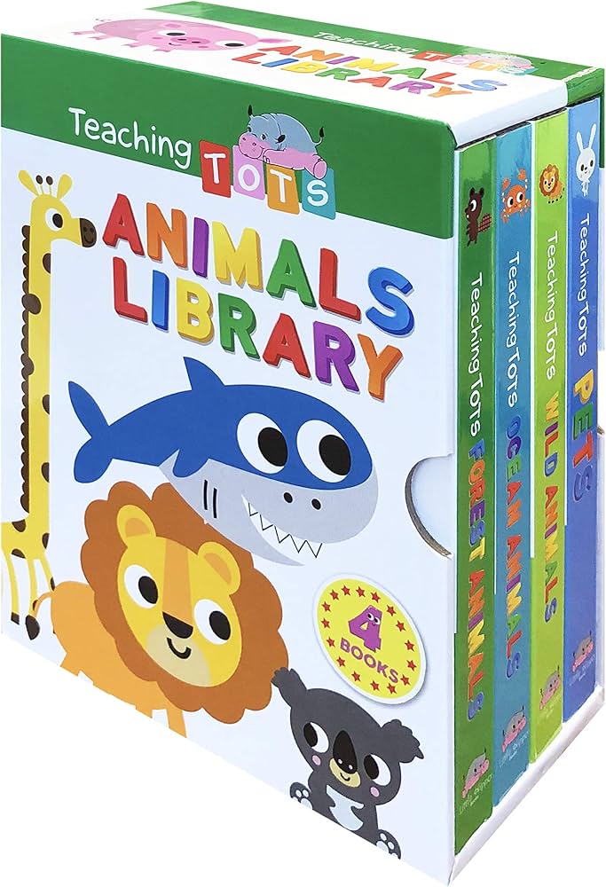 Teaching Tots Animals Library (4 Book Set)
