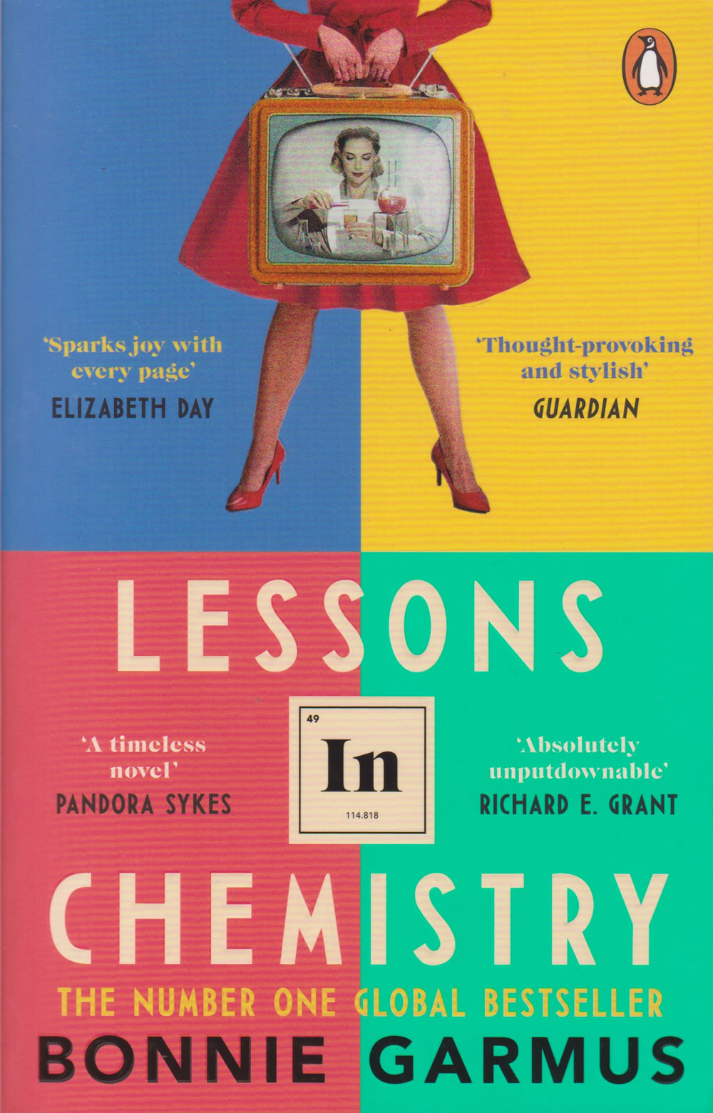 Lessons in Chemistry book by Bonnie Garmus