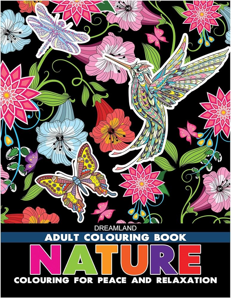 Nature: Adult Colouring Book