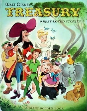 Walt Disney's Treasury 9 Best-Loved Stories - A Giant Golden Book