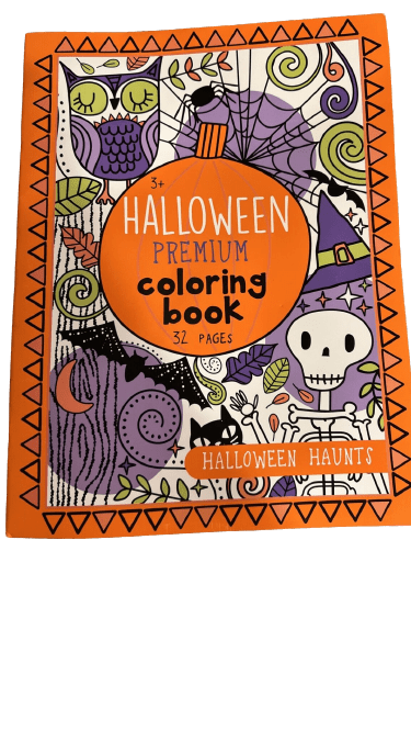 Halloween Premium Coloring Book