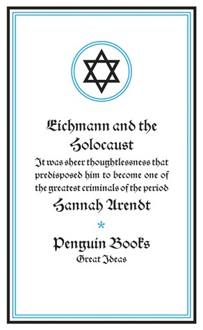 Eichmann and the Holocaust book by Hannah Arendt