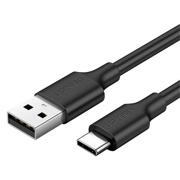 Ugreen Usb-a 2.0 To Usb-c Cable Nickel Plating 2m (black) - Us270