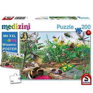 Discover The World Of Insects: 200 Pieces Jigsaw Puzzle