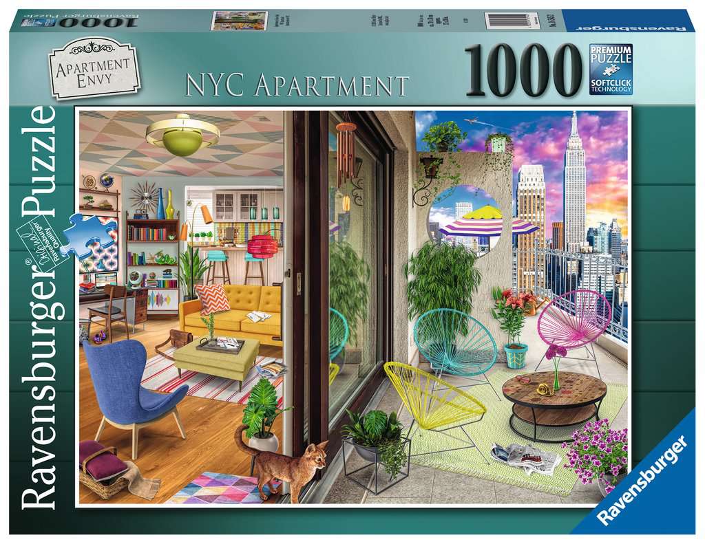 Ravensburger NYC Apartment Vision 1000pc Jigsaw Puzzle