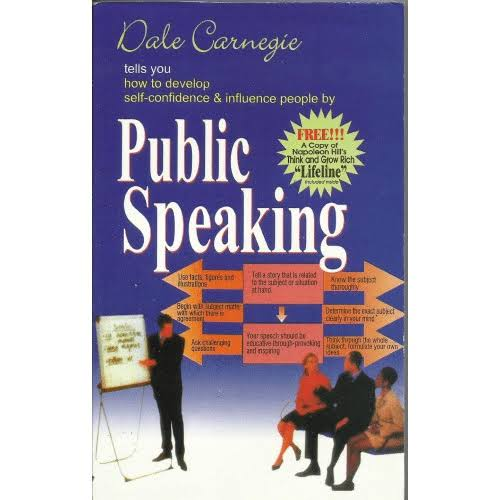 How to Develop Self-Confidence & Influence People by Public Speaking book by Dale Carnegie